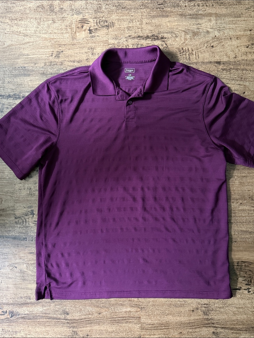Men's Polo Shirt - Purple size large